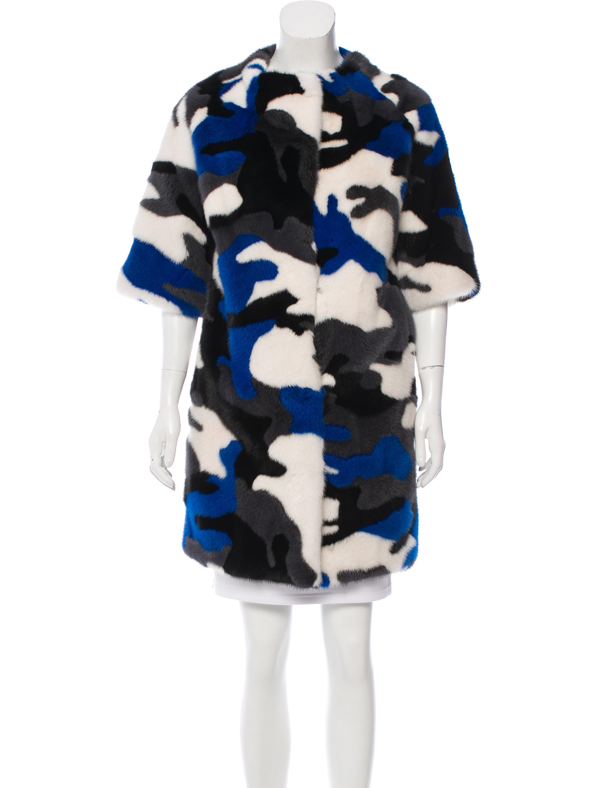 Michael Kors Camouflage Mink Coat Clothing MIC45557 The RealReal