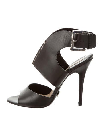 Michael Kors Leather Ankle Strap Sandals