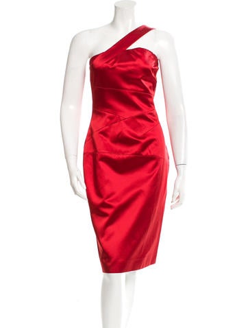 Michael Kors One-Shoulder Cocktail Dress