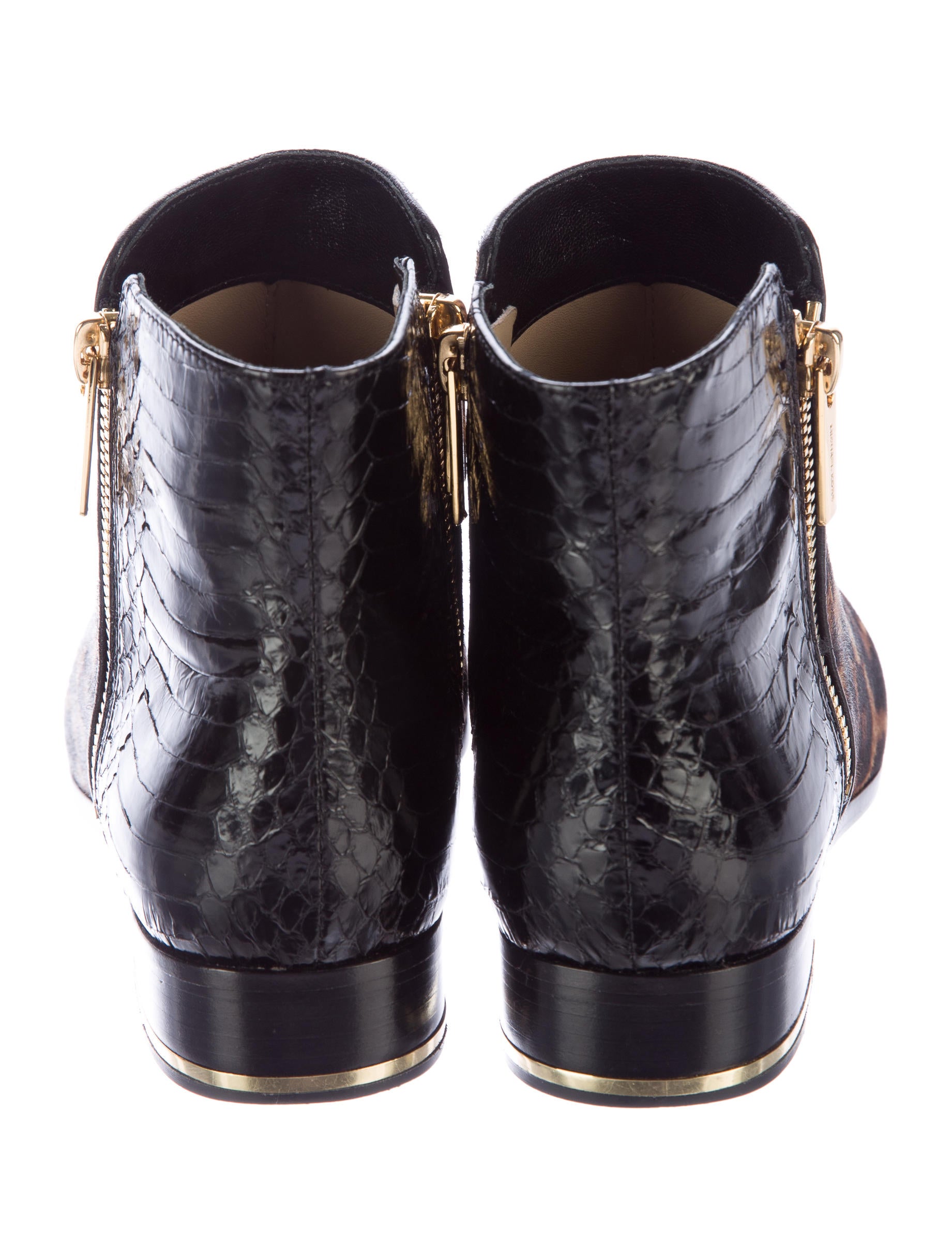 michael kors leopard print boots