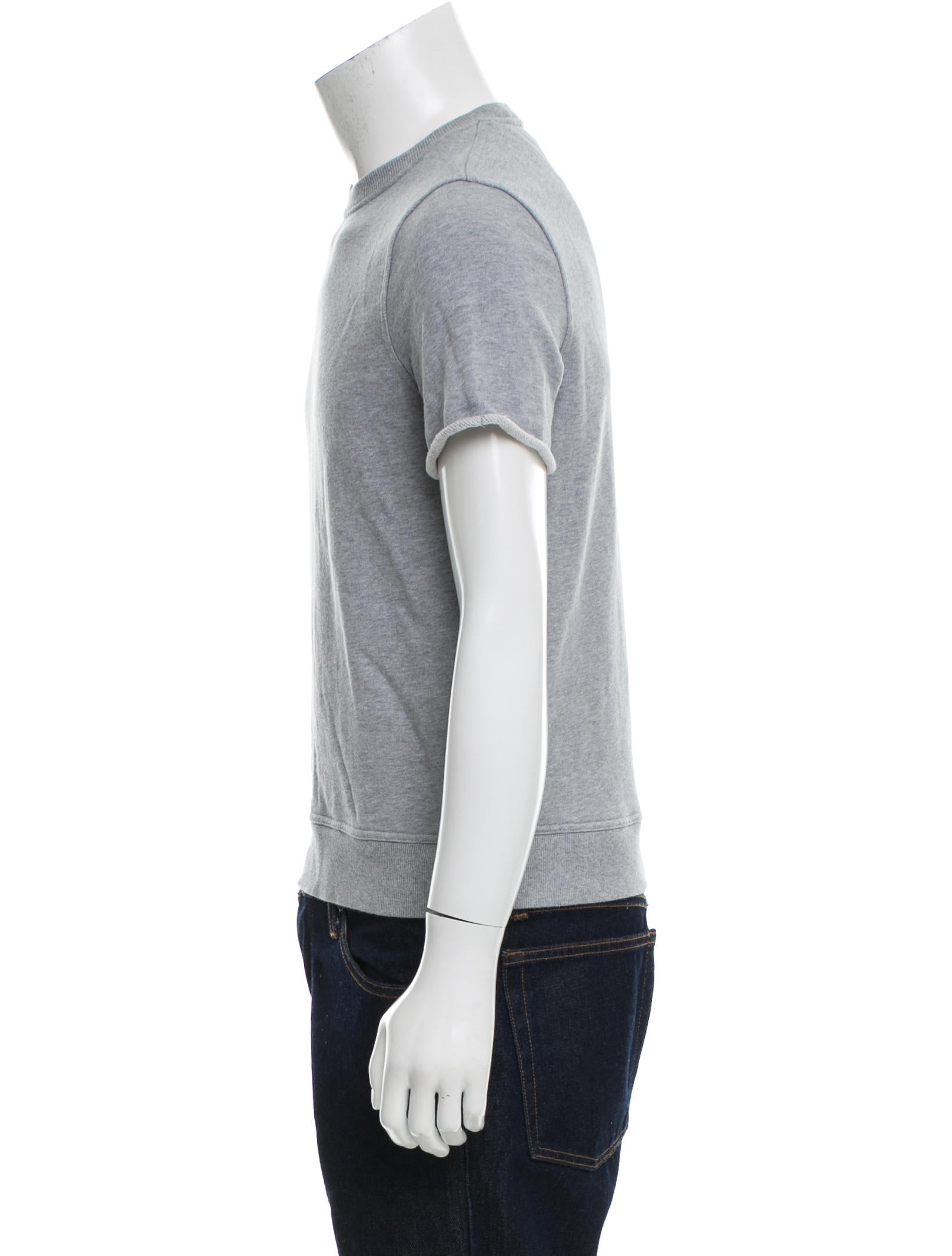 Micah Short Sleeve Crewneck Sweater - Ruby