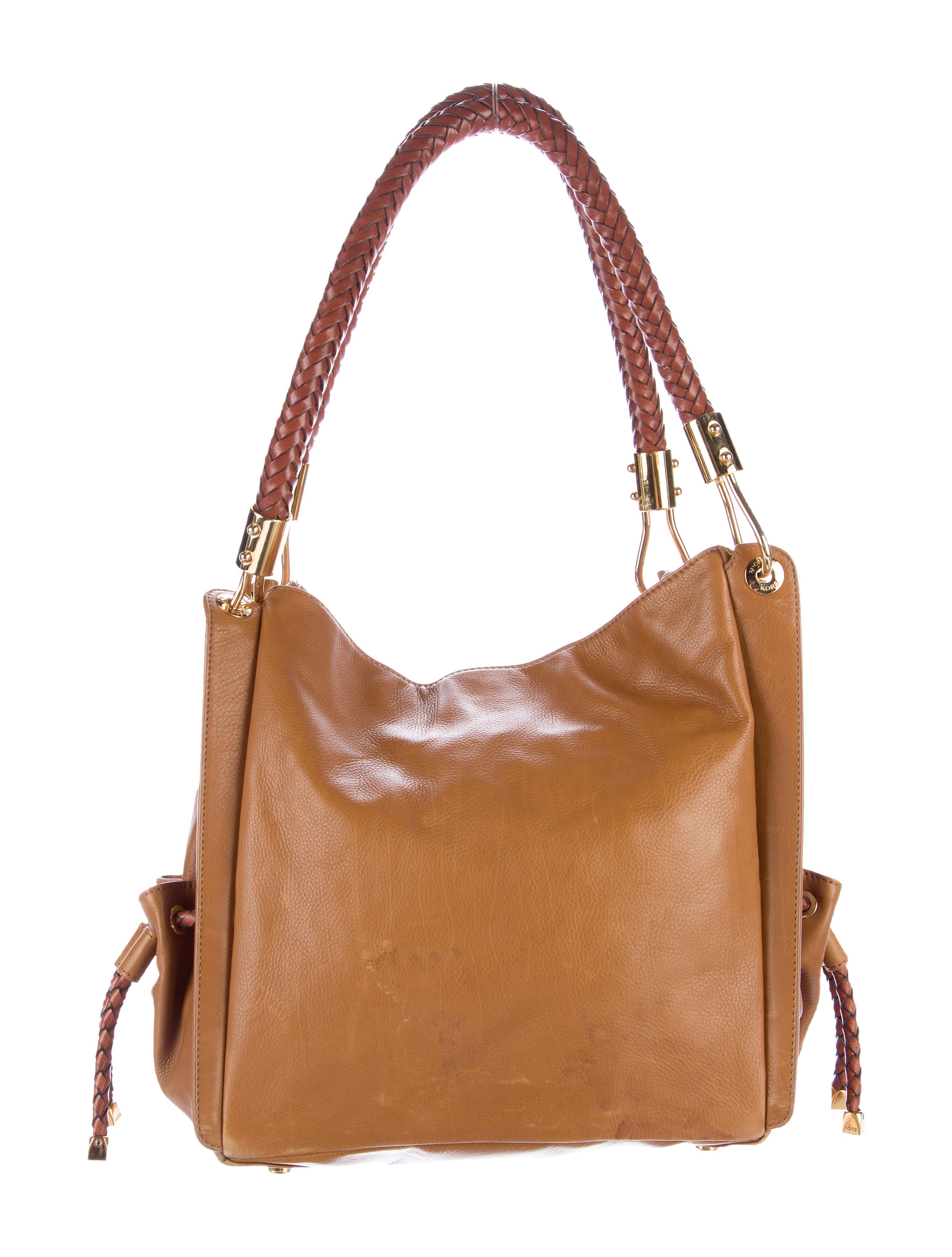 Michael Kors Pebbled Leather Shoulder Bag Handbags MIC53402 The