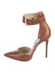 Michael Kors Pointed-Toe Ankle Strap Pumps