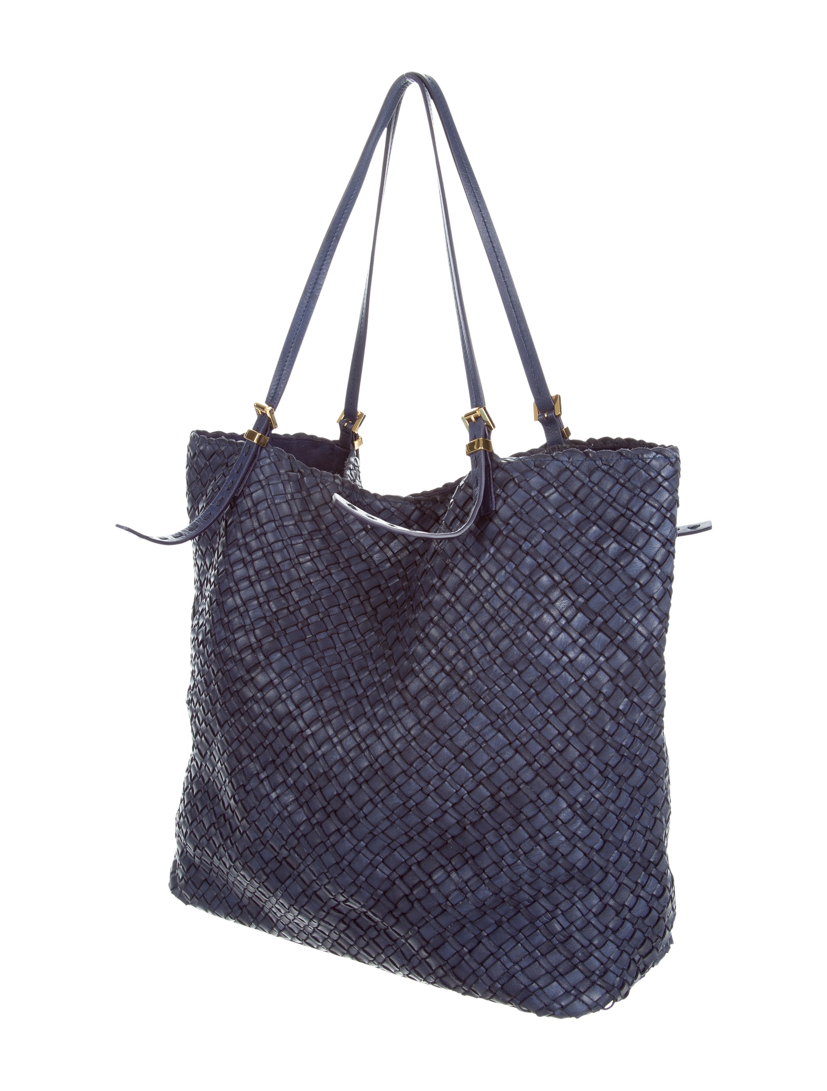 Michael Kors Large Hutton Woven Leather Tote Handbags Mic59935 Large Hutton Woven Leather Tote