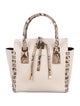 Michael Kors Python-Trimmed Miranda Tote