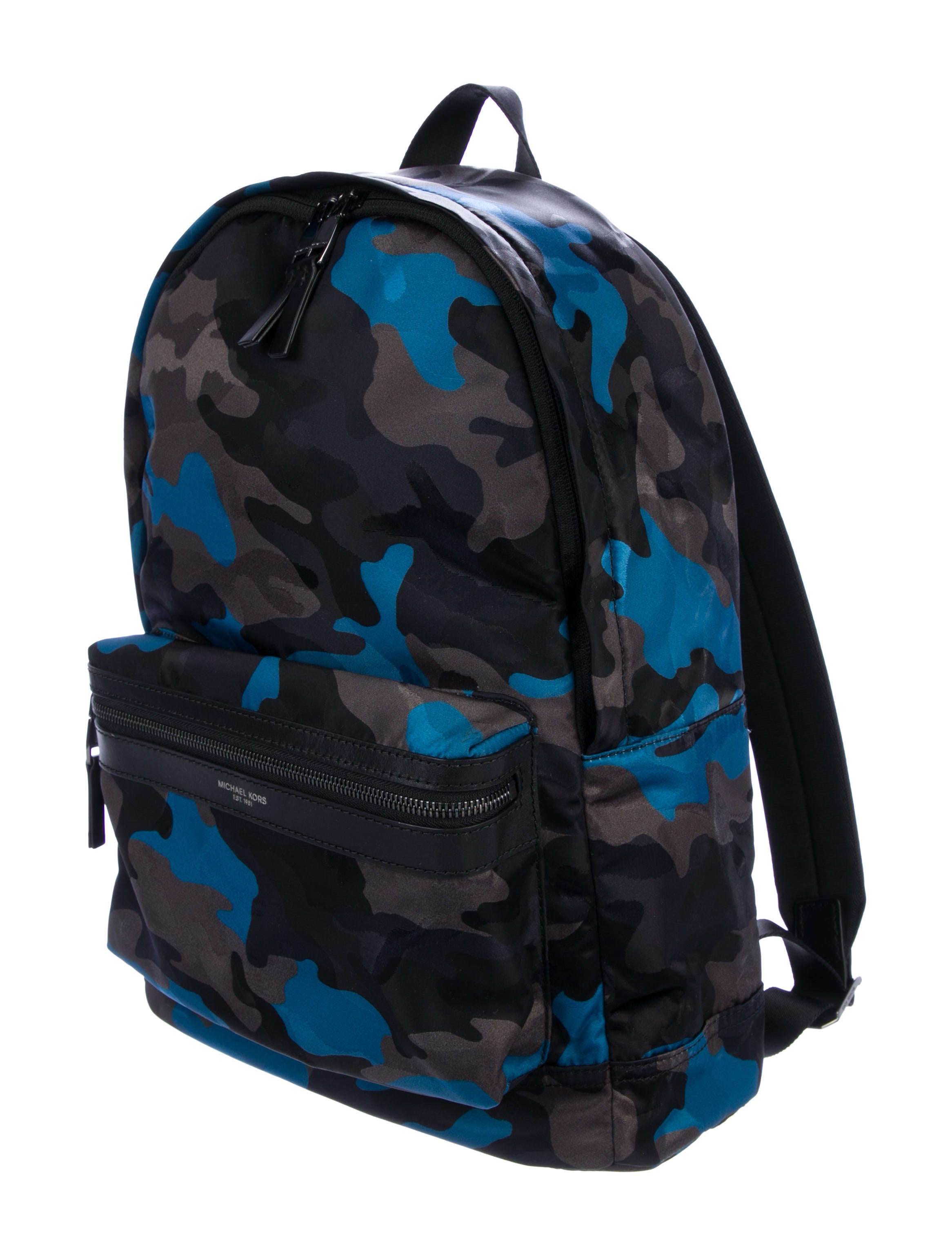 Kent Camouflage Backpack Large Michael Kors Backpack NWT Michael Kors Kent Cobalt  main image 3