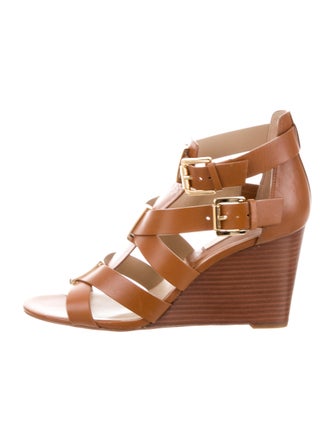 Michael Kors Reagan Leather Wedges w/ Tags