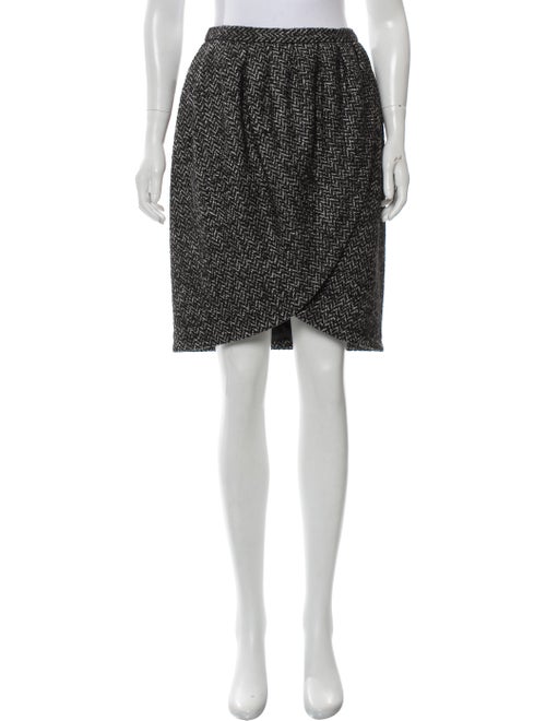 Michael Kors Herringbone Wool Tulip Skirt w/ Tags