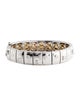 Michael Bondanza Two-Tone 1.42ctw Diamond Bangle Bracelet
