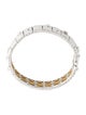Michael Bondanza Two-Tone 1.42ctw Diamond Bangle Bracelet