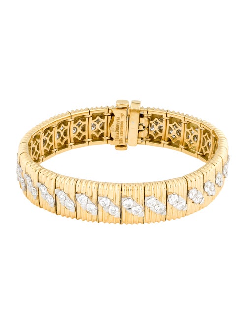 Michael Bondanza Two-Tone 5.88ctw Diamond Bracelet