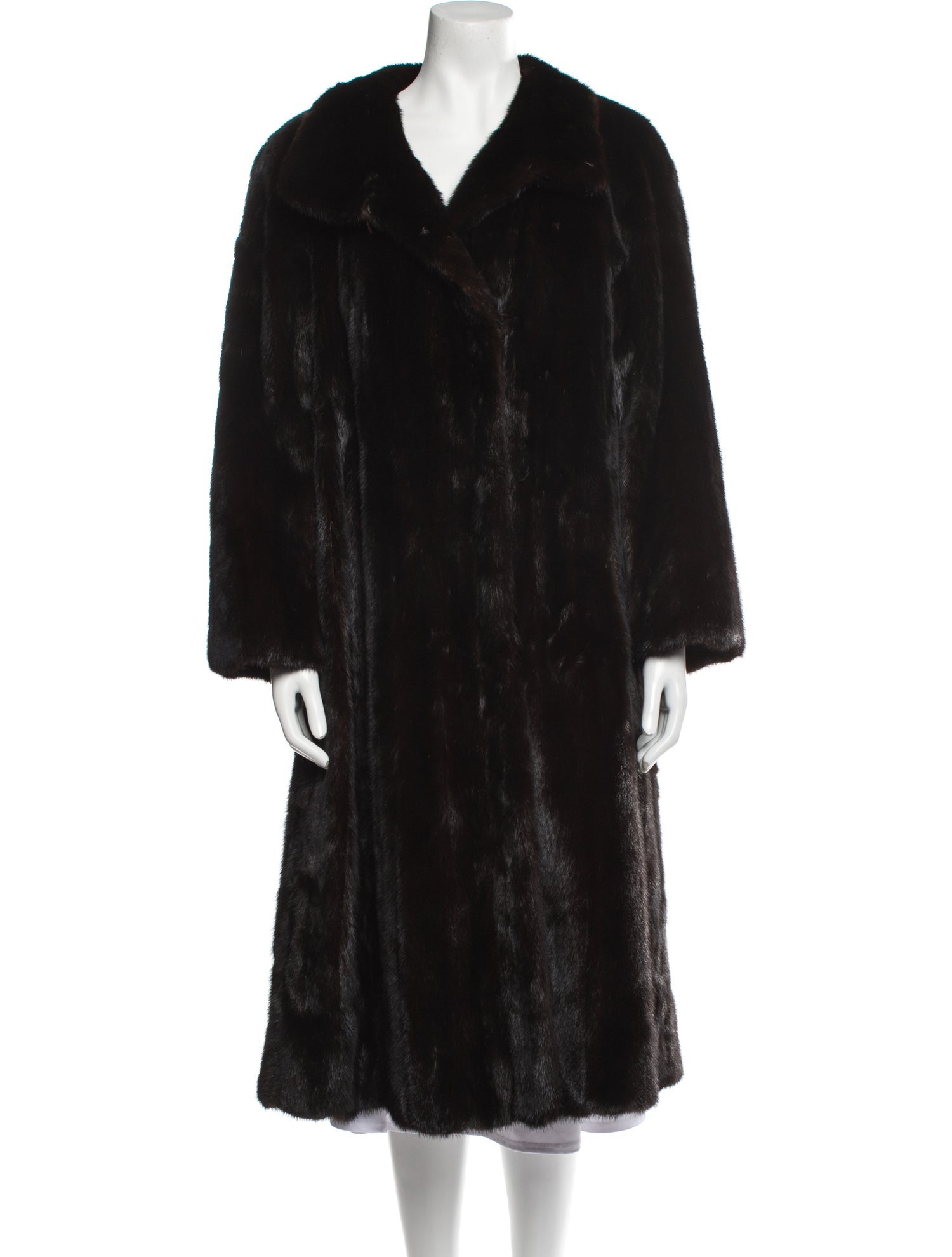 Michael Forrest Vintage 1980's Fur Coat Brown Coats, Clothing