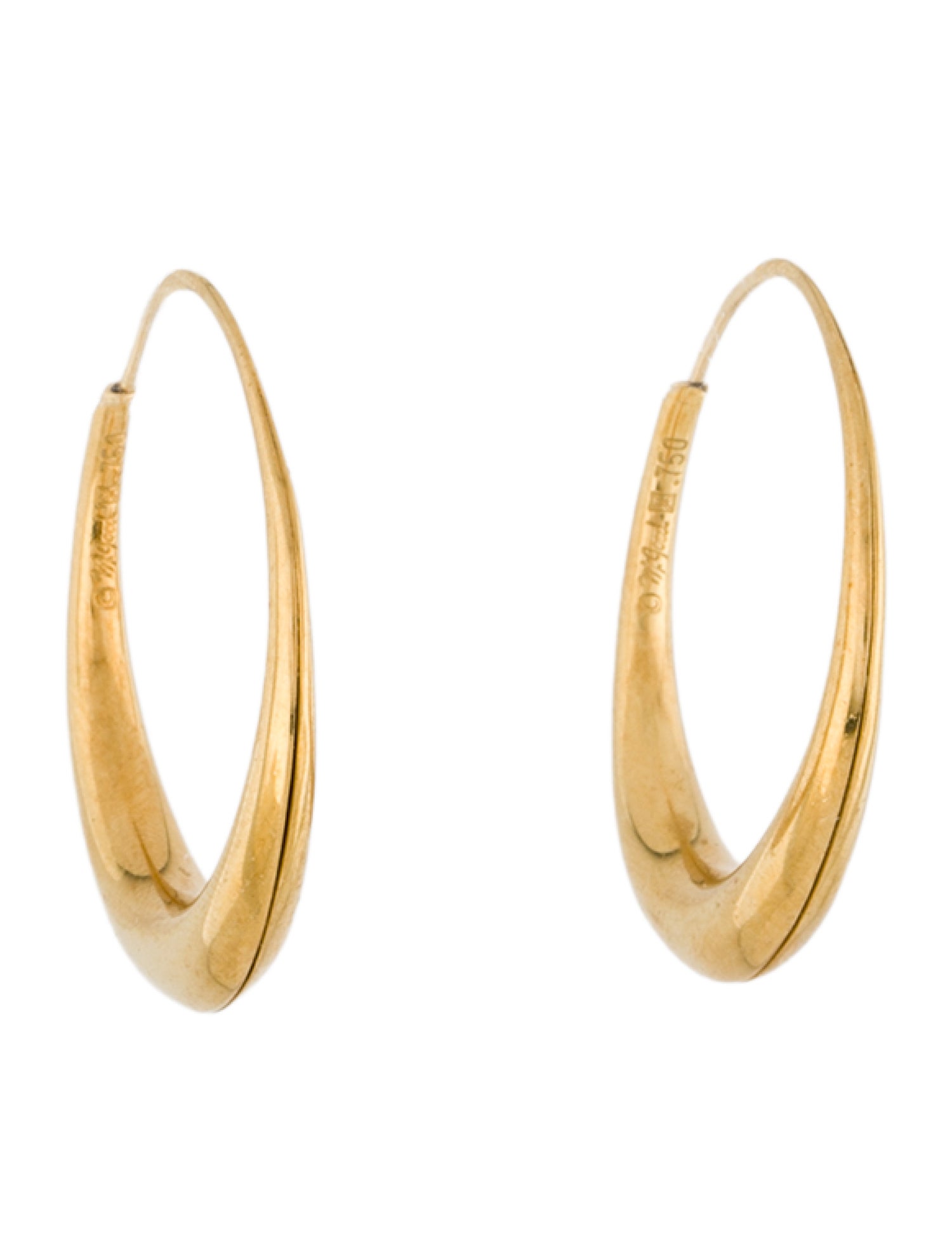 Michael Good 18K Medium Round Hoop Earrings