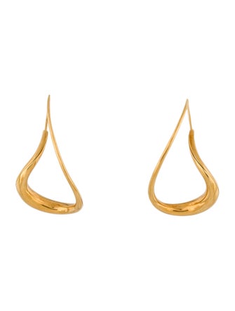 Michael Good 18K Figure 8 Hoop Earrings
