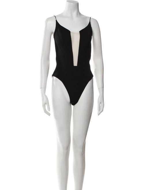 Michael Costello V-Neck Sleeveless Bodysuit