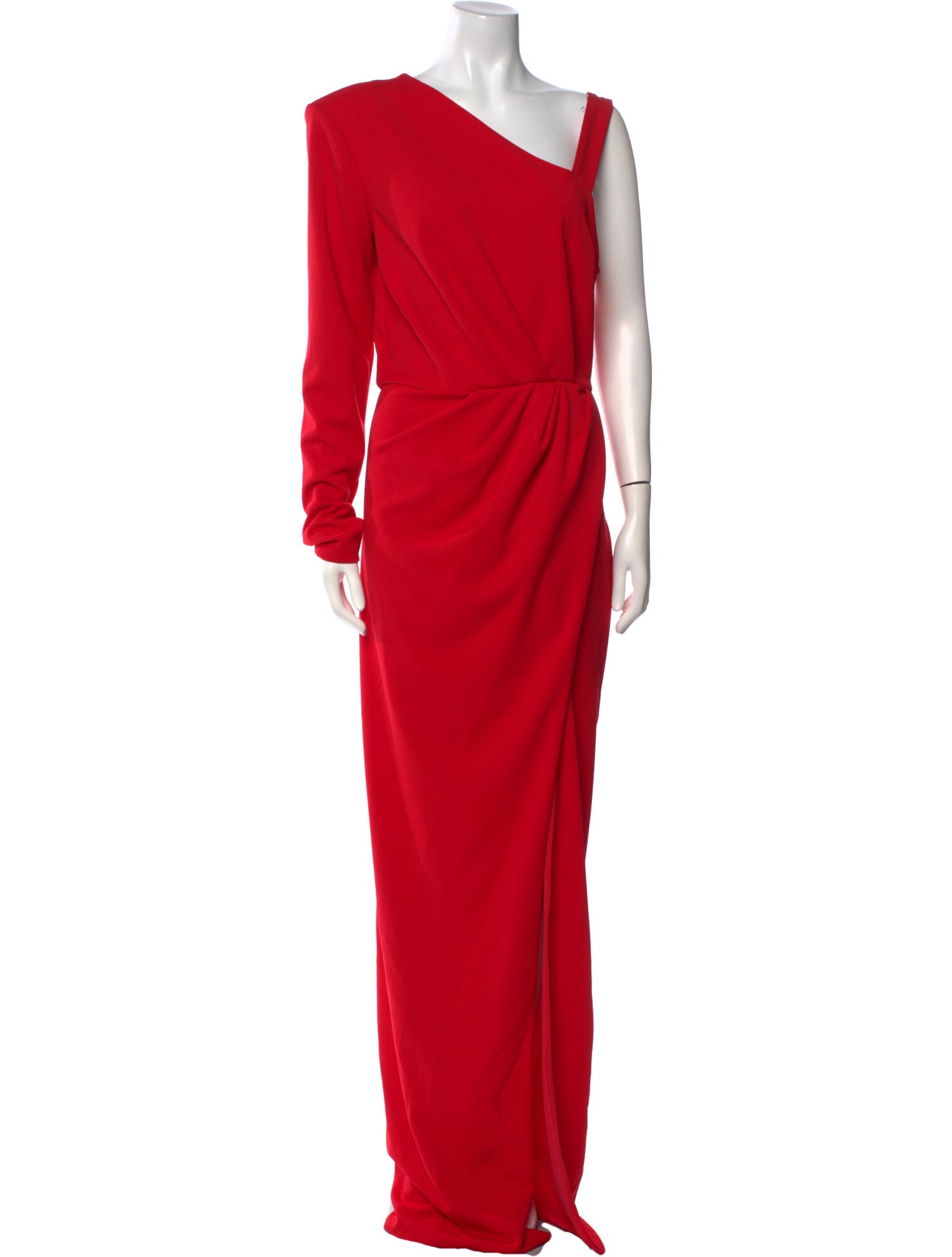 Michael Costello One-Shoulder Long Dress