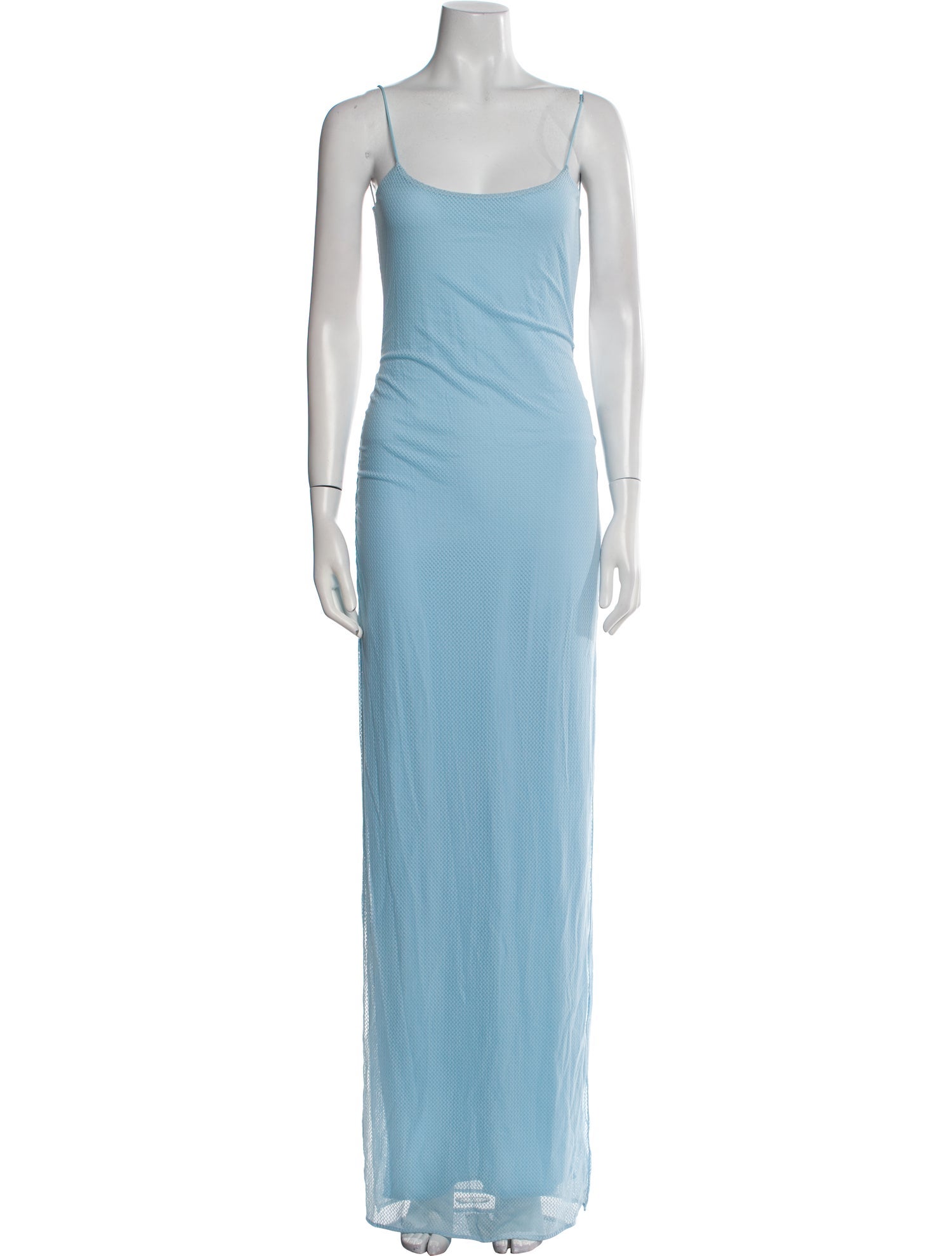 Michael Costello Square Neckline Long Dress