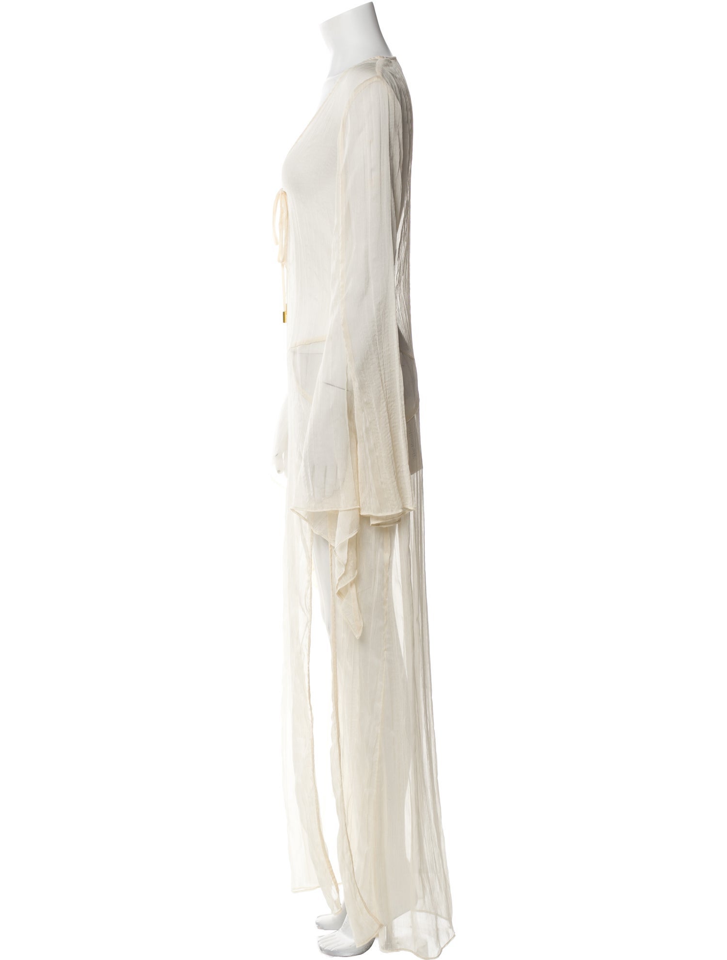 Michael Costello V-Neck Long Dress