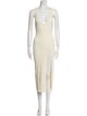 Michael Costello V-Neck Midi Length Dress