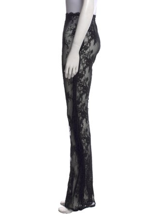 Michael Costello Lace Pattern Wide Leg Pants