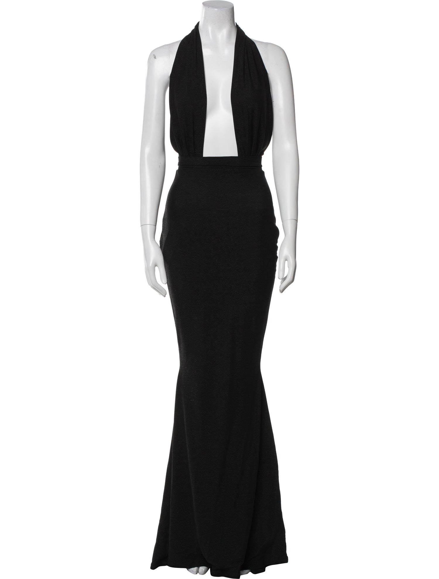 Michael Costello Halterneck Long Dress