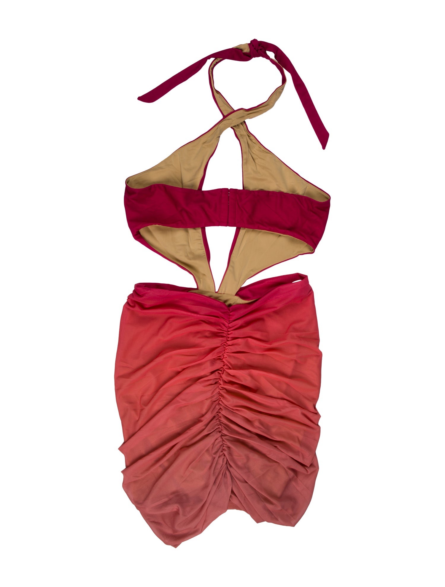 Michael Costello Halterneck Mini Dress