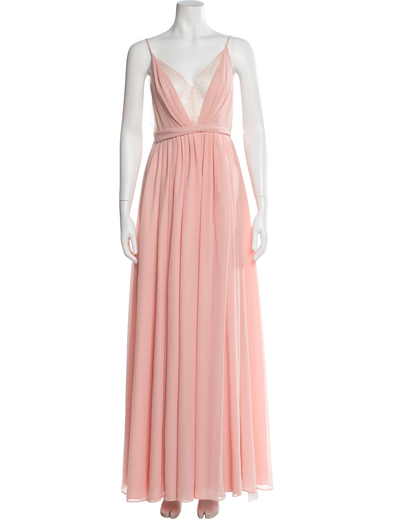 Michael Costello V-Neck Long Dress