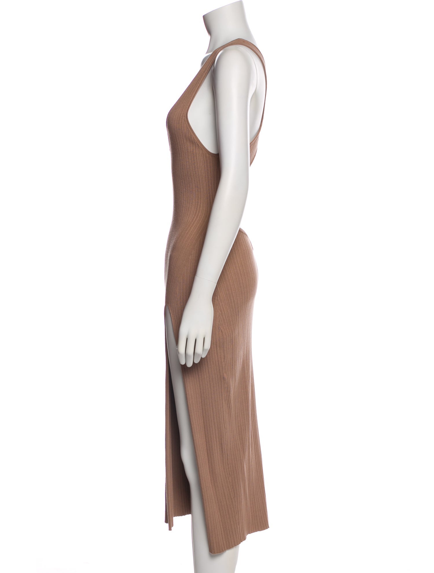 Michael Costello V-Neck Midi Length Dress