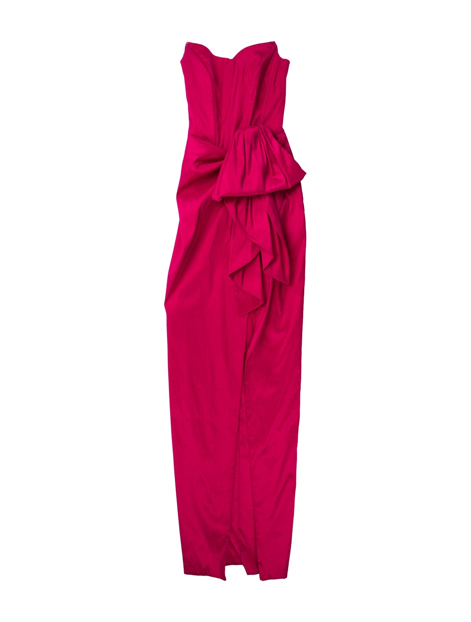 Michael Costello Strapless Long Dress