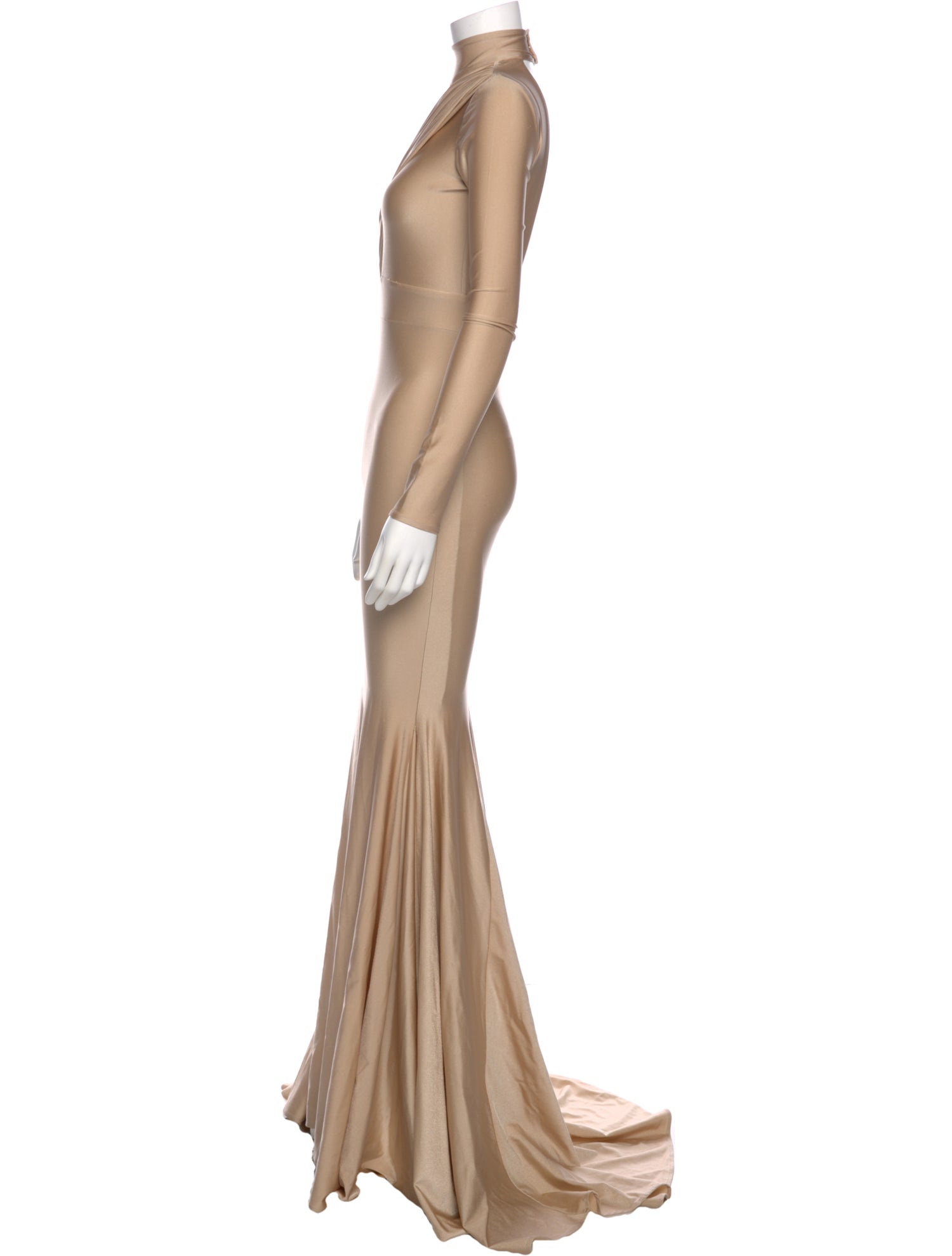 Michael Costello Turtleneck Long Dress