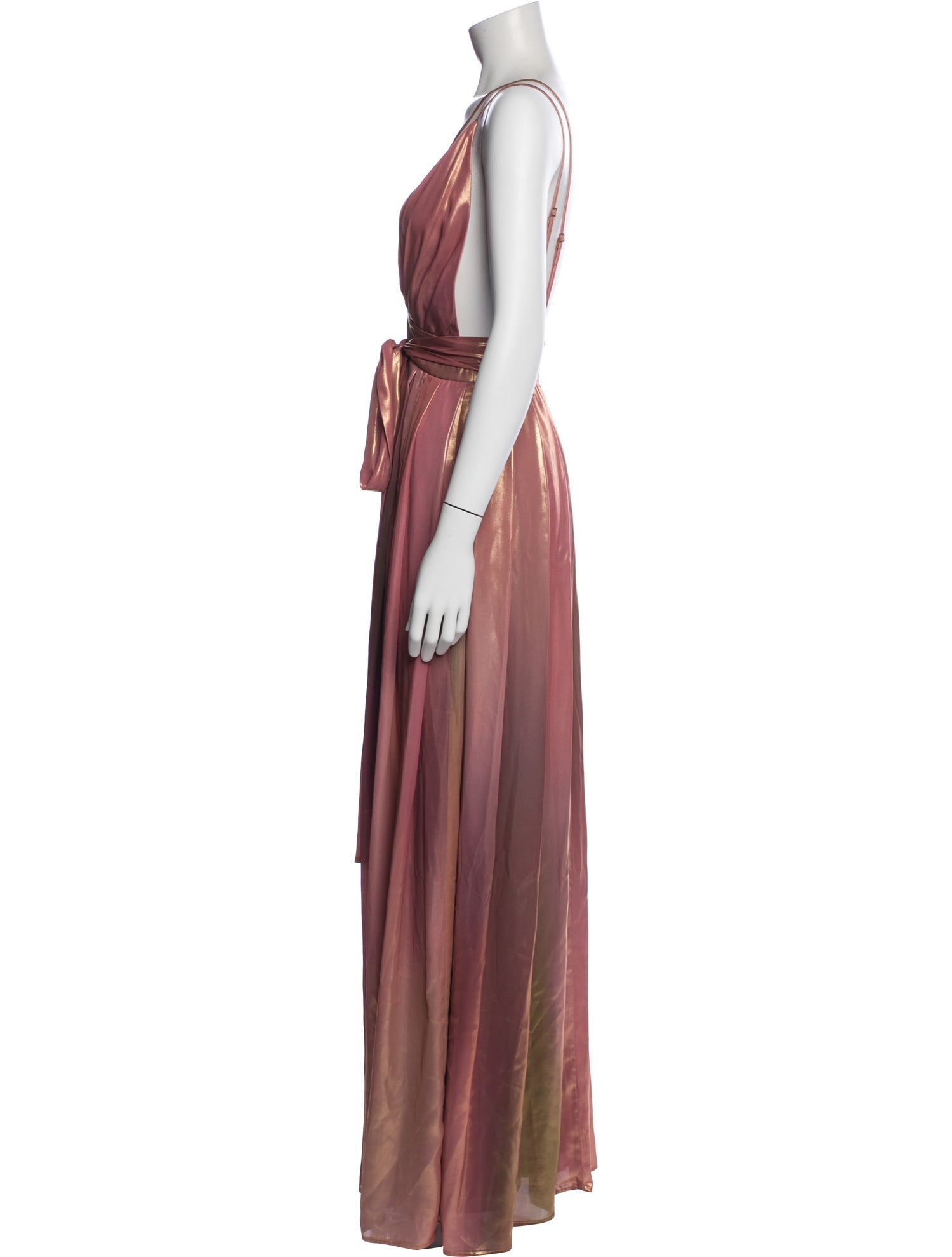 Michael Costello x Revolve V-Neck Long Dress w/ Tags