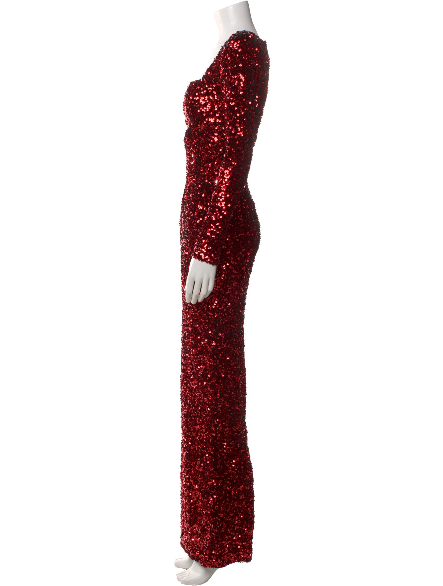 michael costello red dress X Kylen Midi Dress