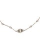Michael B. Platinum Diamond Station Necklace
