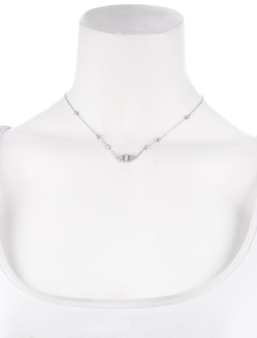 Michael B. Platinum Diamond Station Necklace