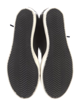 Michele Negri Leather Fringe Trim Accent Pumps