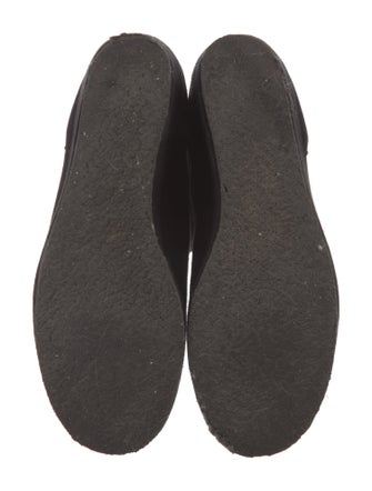 Michele Negri Suede Whipstitch Trim Boots