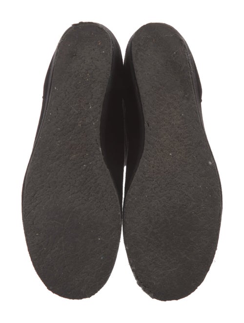 Michele Negri Suede Whipstitch Trim Boots