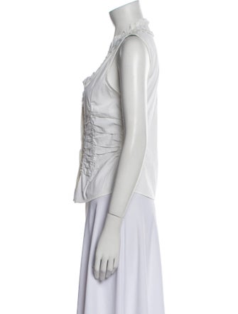 Michele Negri V-Neck Sleeveless Tunic