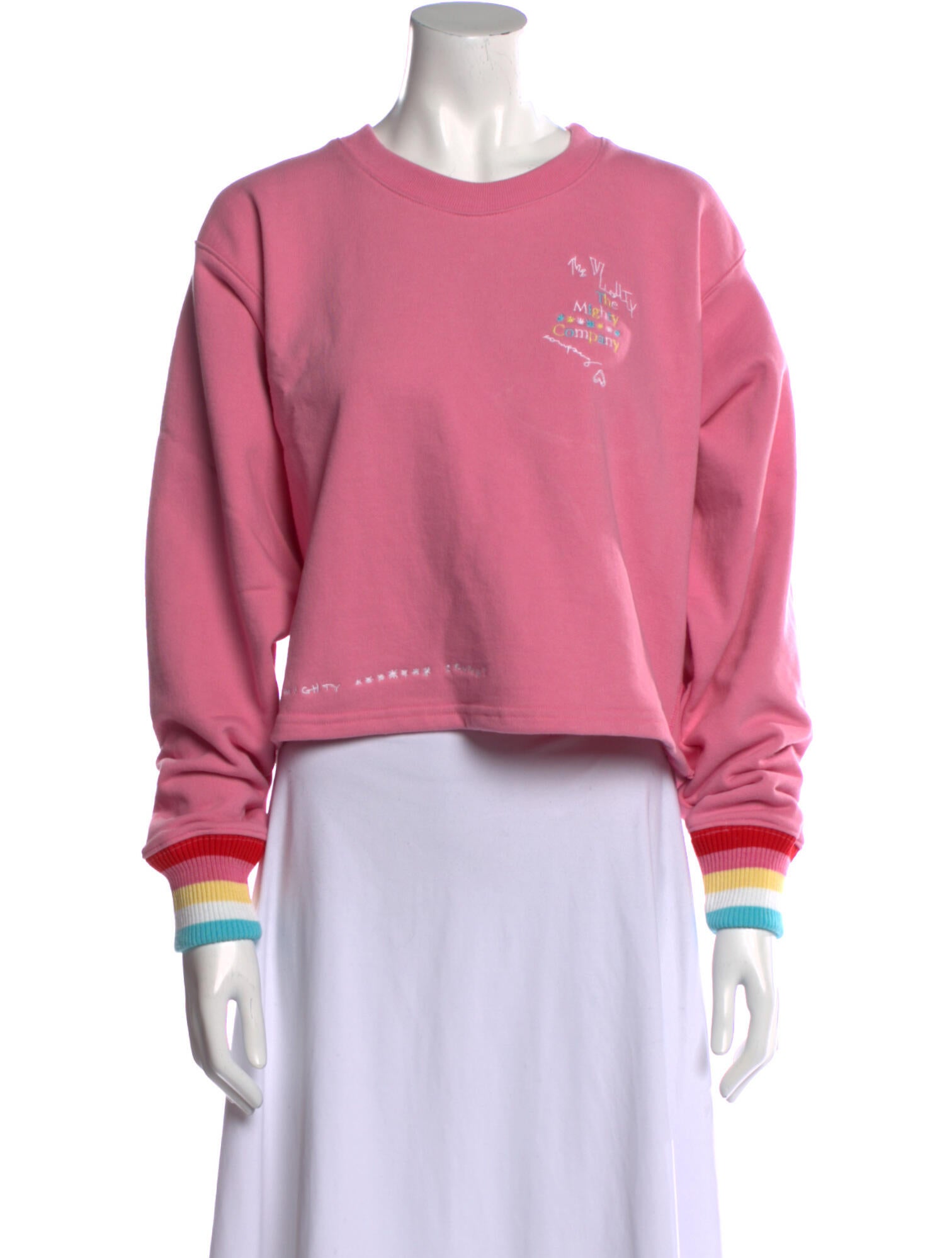 The Mighty Company Graphic Print Crew Neck Sweatshirt