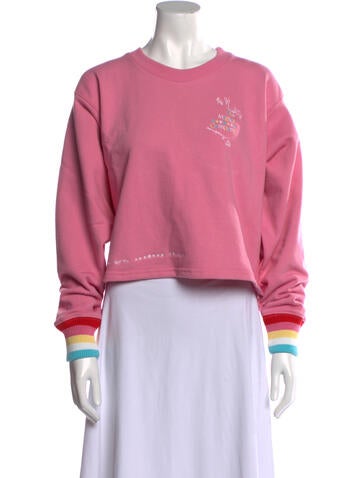 The Mighty Company Tops Graphic Print Crew Neck Sweatshirt S