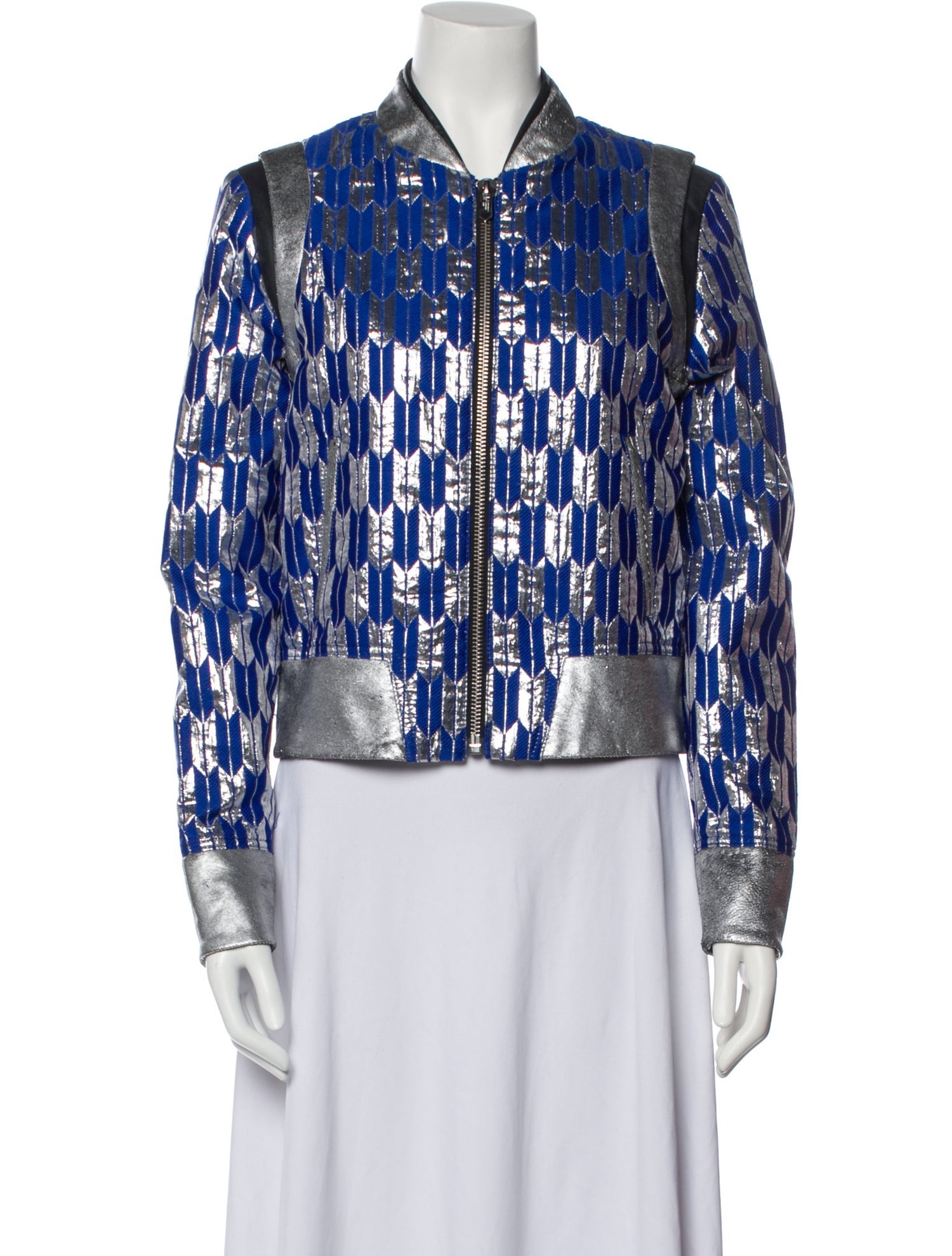 The Mighty Company Printed Biker Jacket