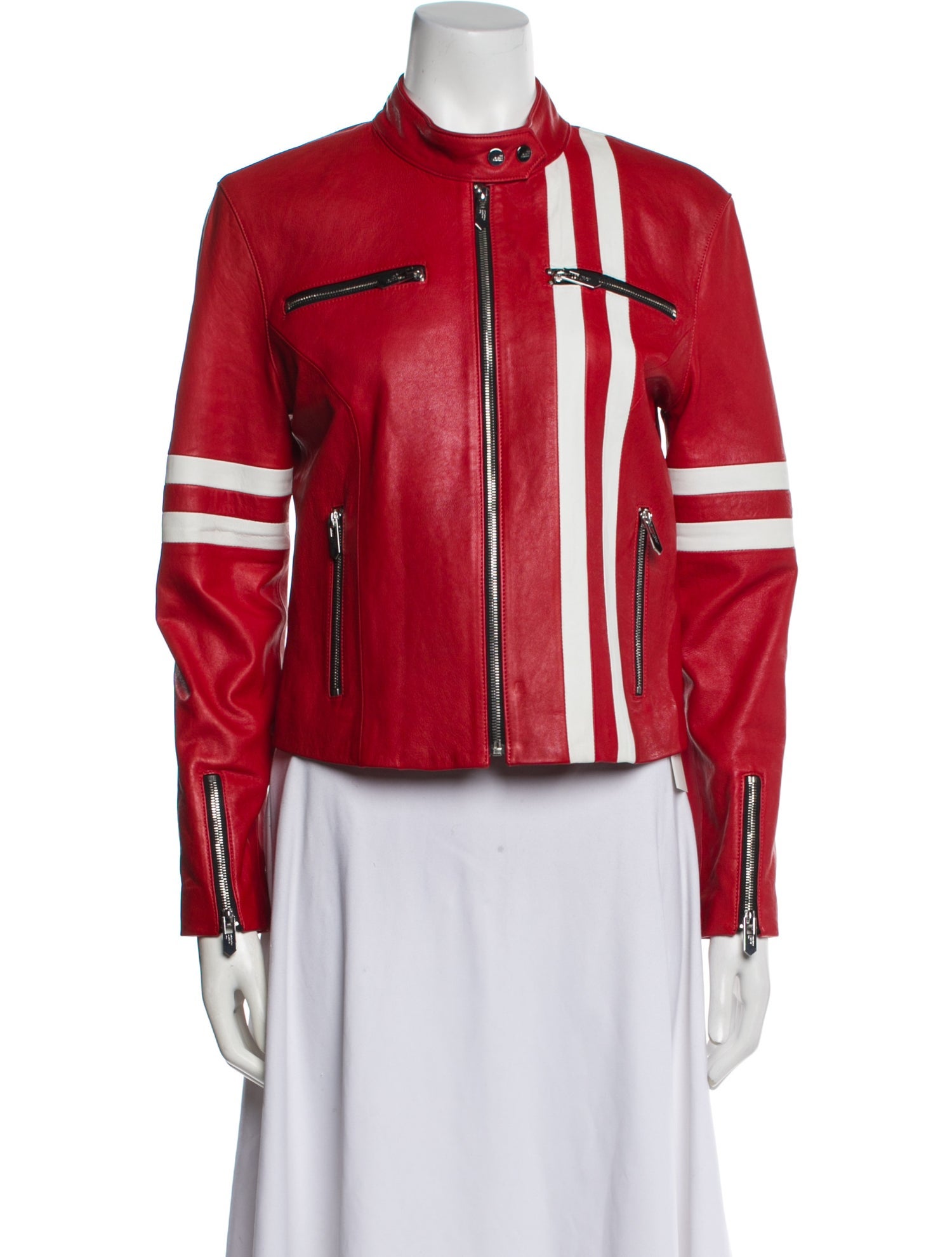 The Mighty Company Leather Biker Jacket