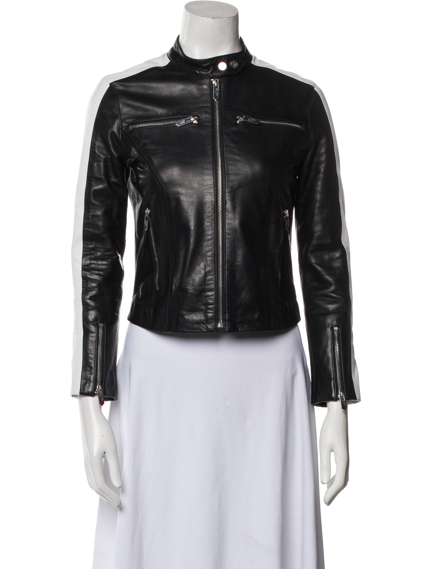 The Mighty Company Leather Biker Jacket