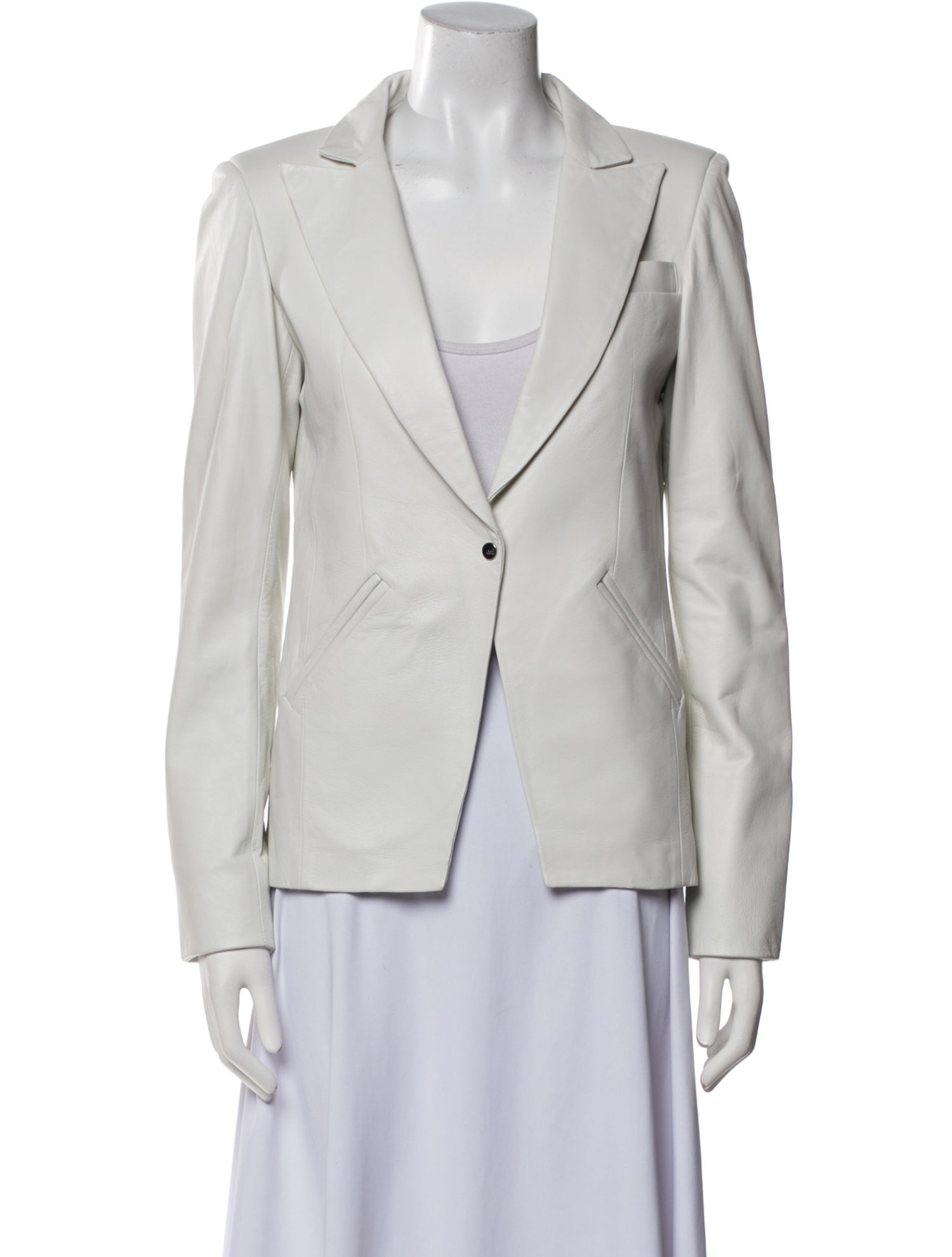 The Mighty Company Leather Blazer