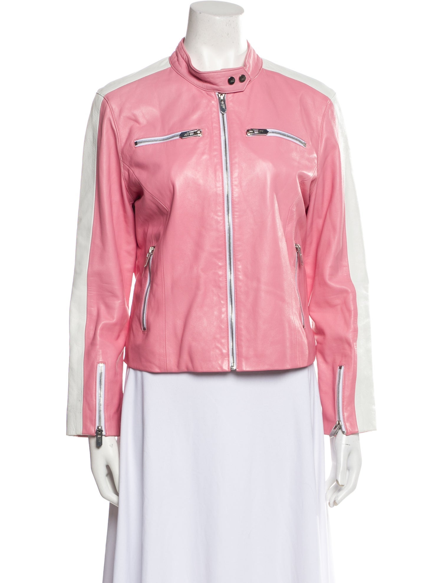 The Mighty Company Lamb Leather Biker Jacket