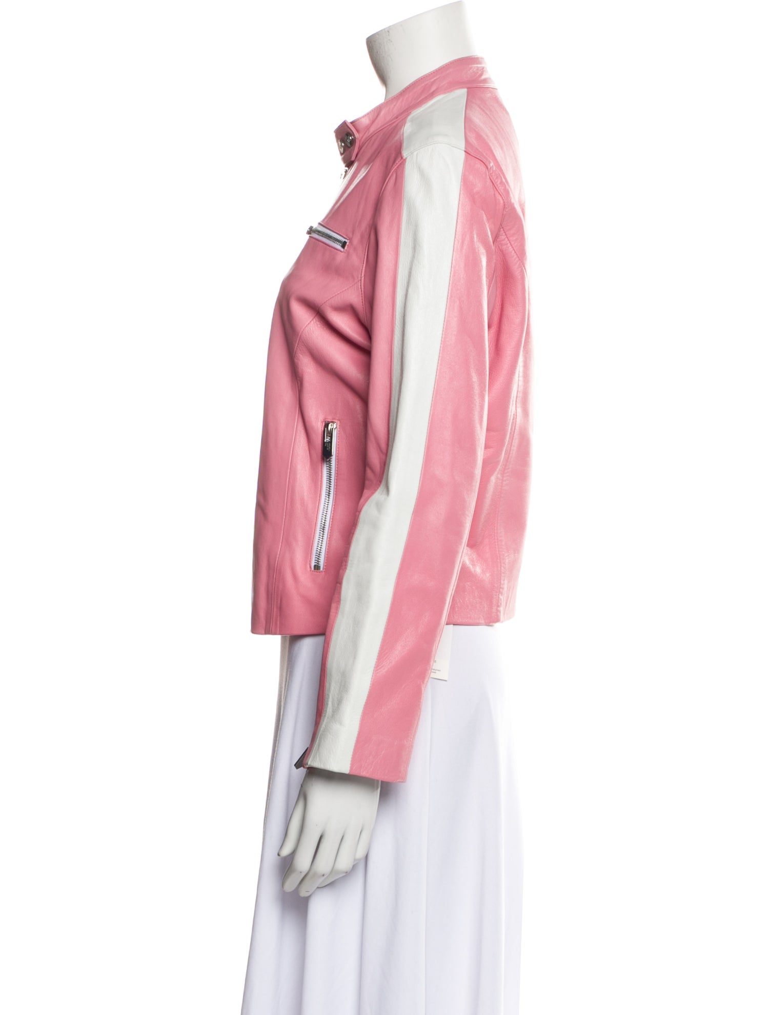 The Mighty Company Lamb Leather Biker Jacket