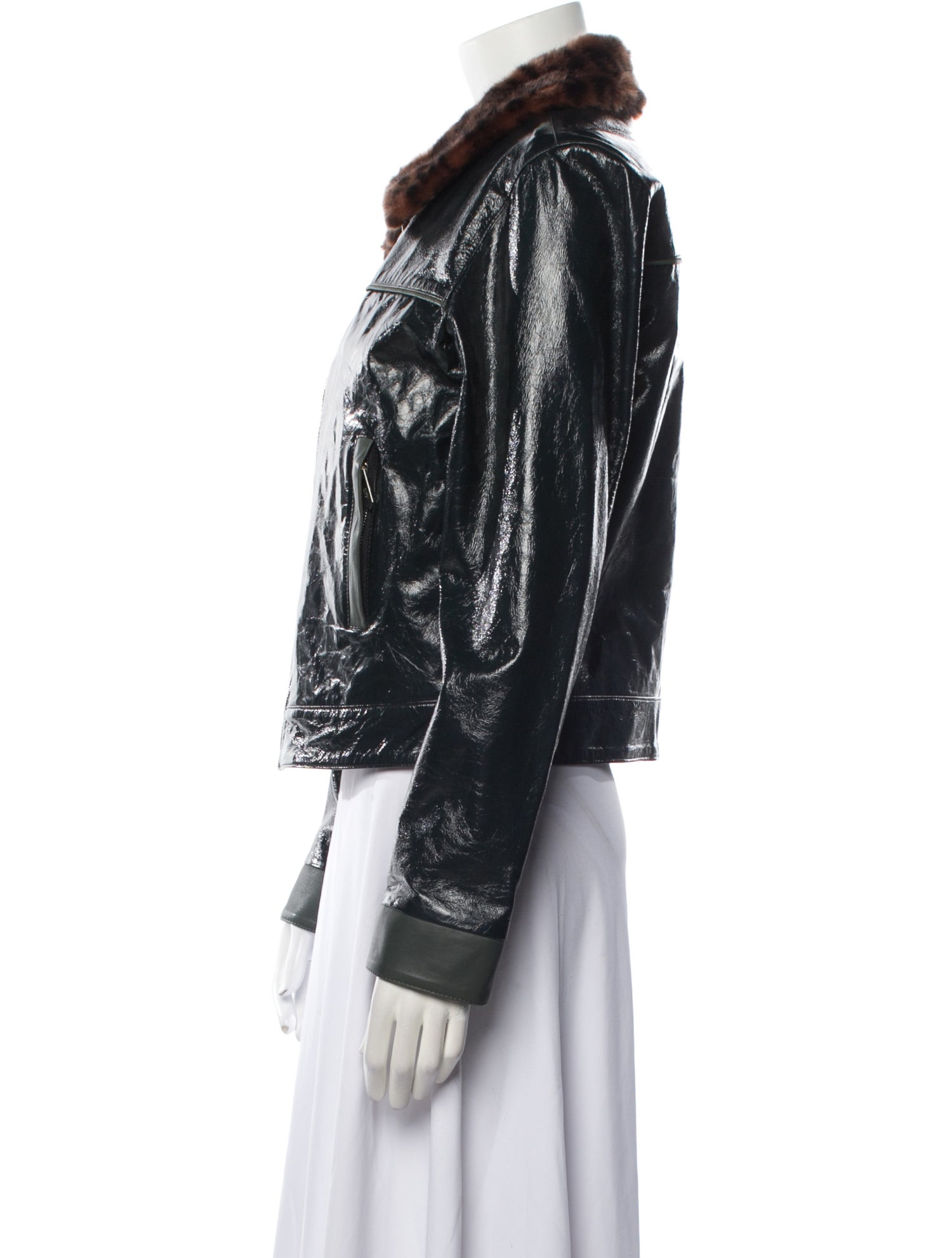 The Mighty Company Leather Biker Jacket w/ Tags