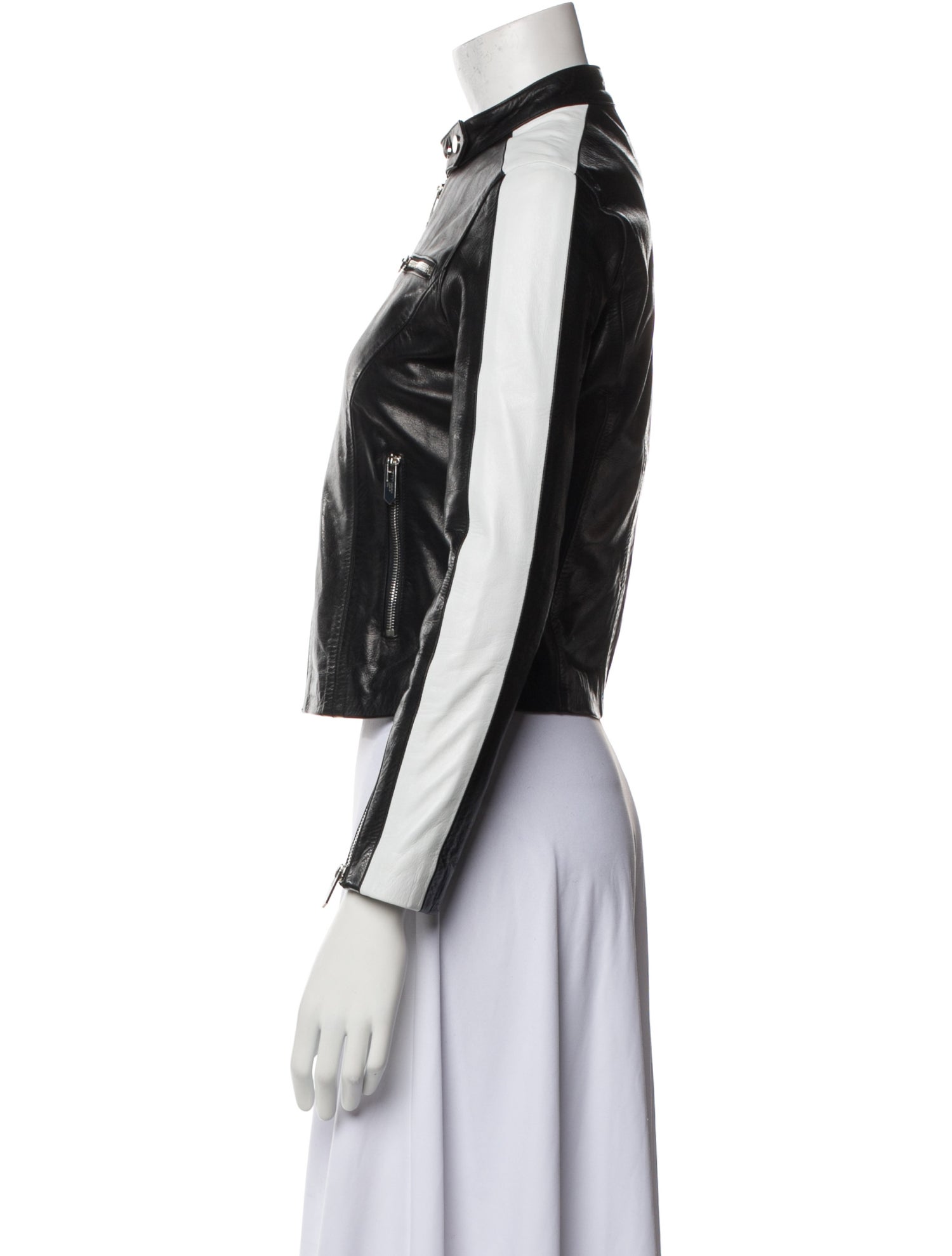 The Mighty Company Leather Biker Jacket