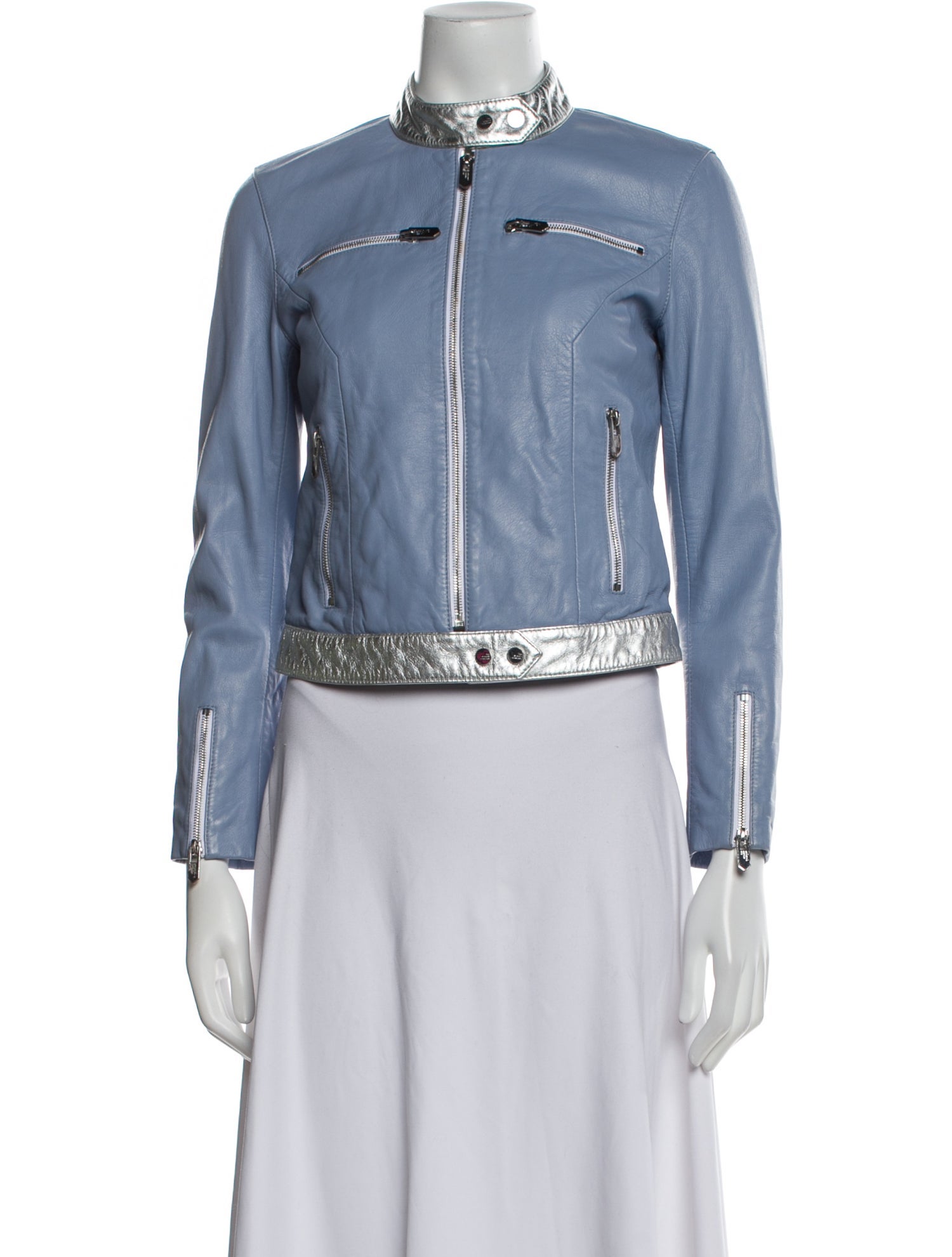 The Mighty Company Lamb Leather Jacket