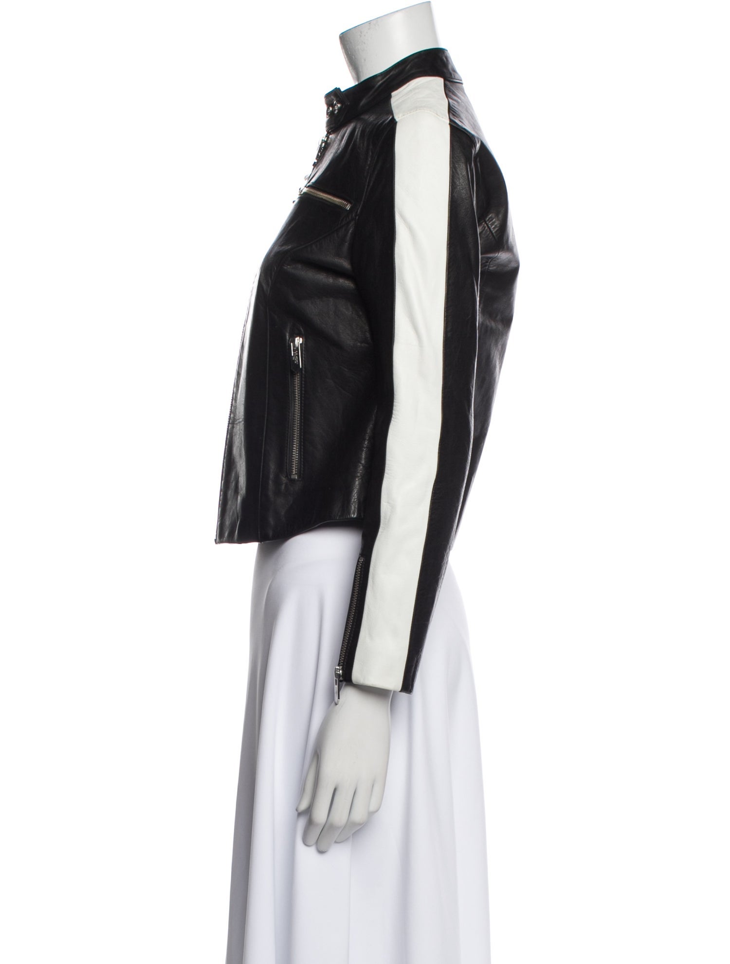 The Mighty Company Leather Biker Jacket